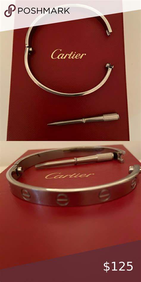 cartier stainless steel love bracelet